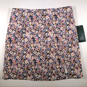 Wild Fable Floral Mini Skirt Size Small
